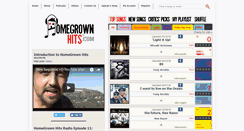 Desktop Screenshot of homegrownhits.com